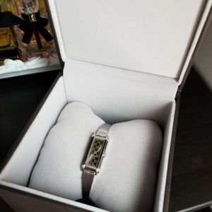 *USED* GUCCI Silver Bangle wristlet watch